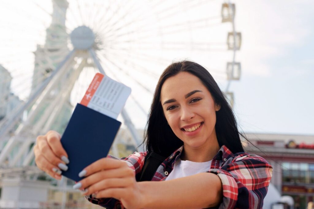 Woman With Passport